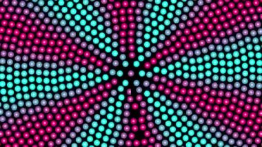 Renkli dönen noktalı arka plan