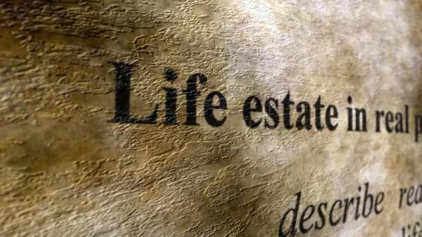Livet Estate Fastigheter — Stockvideo
