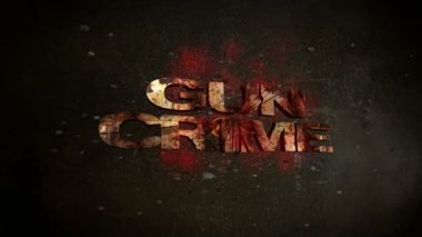 Yavaş hareket mermi silah suç metin kırma