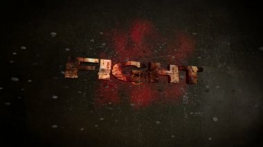 Ağır çekim dövüş metin kırma kurşun