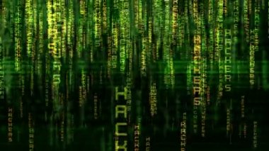 Hackerlar metin matris stili