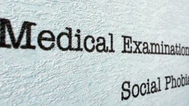 Sosyal fobi tıbbi rapor