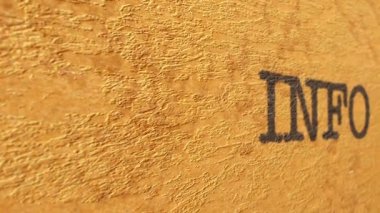 grunge zemin üzerine bilgi metni