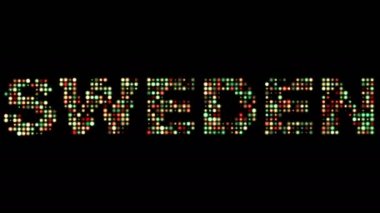 İsveç renkli led ışıklar