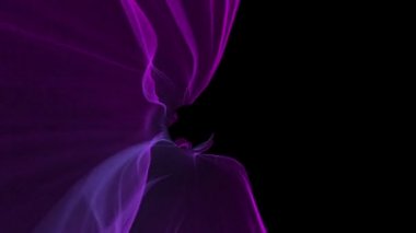 Soyut Dijital dalga duman ve tünel akışı arka plan