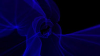 Soyut Dijital dalga duman ve tünel akışı arka plan