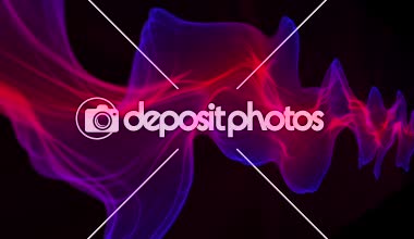 Soyut Dijital Dalga ve Duman Akımı