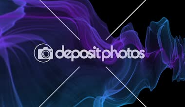 Soyut Dijital Dalga ve Duman Akımı