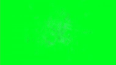 Frost zemin üzerine yeşil ekran