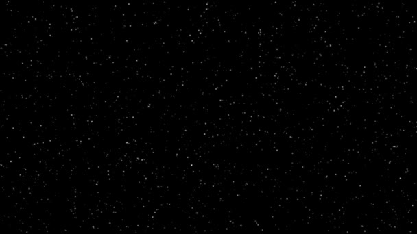 Estrellas fondo sobre negro — Vídeo de stock