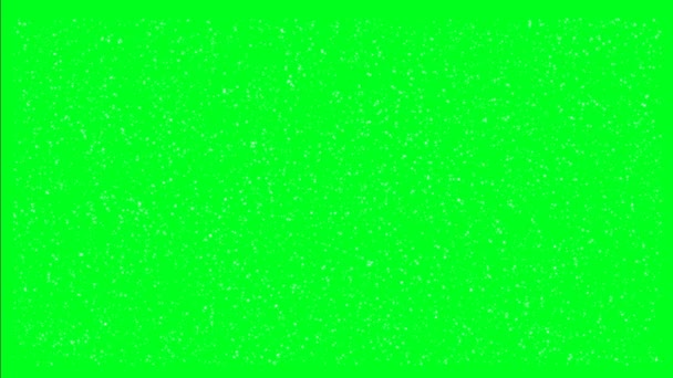 Stelle scintillanti sullo schermo verde — Video Stock