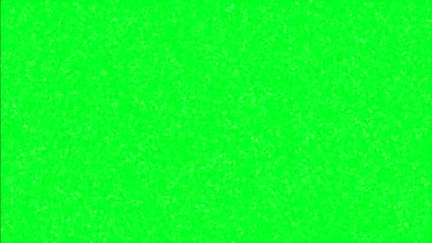 Scintille Sullo Schermo Verde — Video Stock