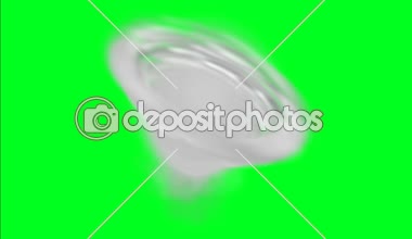 Fırtına bulutların üstünde yeşil ekran