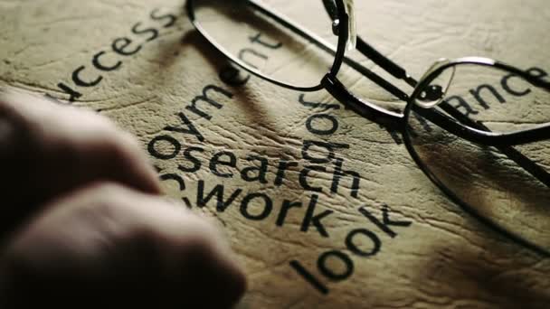 Piquer les doigts pour chercher un emploi