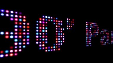 90 'ların partisi siyah metni izole etti