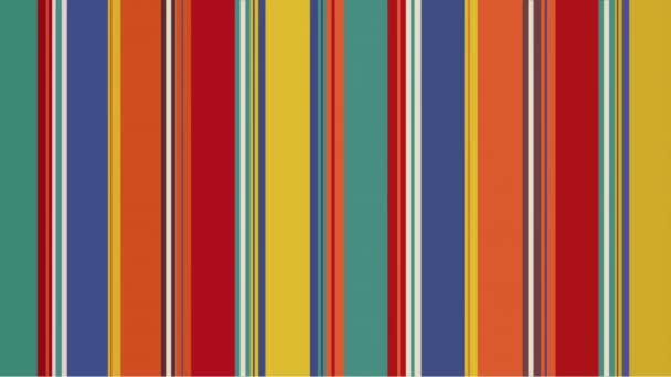 Kleurrijke strepen oneindige zoom abstracte video — Stockvideo
