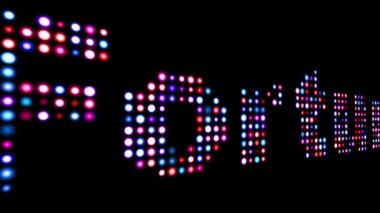 Talih renkli yazı siyah üzerine