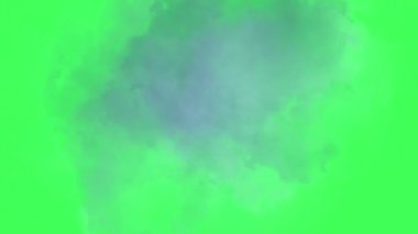 Yeşil ekranda zaman aşımı bulutları