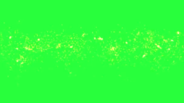 Sparks Animation Green Screen — Stock Video