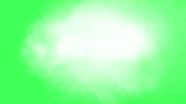 Yeşil ekranda bulutlar