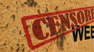 Sansürlenmiş web konsepti