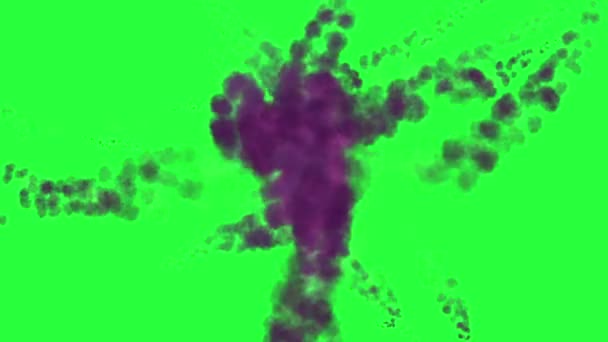 Explosions de fumée sur écran vert 