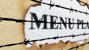 Dikenli tellere karşı menü planı