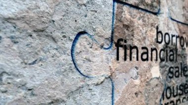 Grunge finansal bulmacası