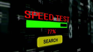 Hız testi ilerleme çubuğu ara