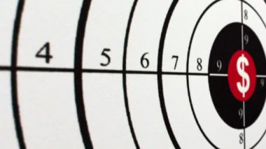 Dolar hedefi konsepti dolly shot