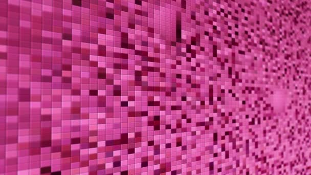 Pink pixels moving — Stock Video