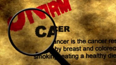 Kanser metni arama kavramı üzerine büyüteç