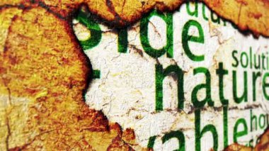 Doğa grunge konsepti