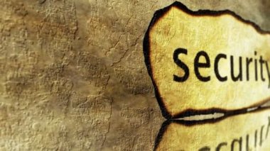 Güvenlik grunge kavramı