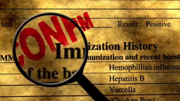 À la recherche d'un concept d'historique vaccinal — Video