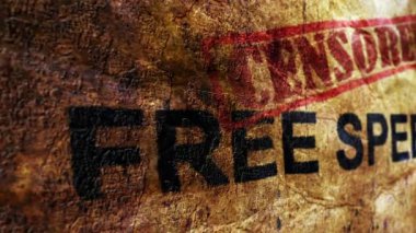 Konuşma özgürlüğü sansürlü kavram