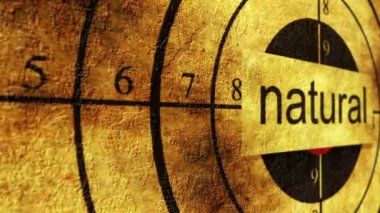 Doğal hedef grunge konsepti