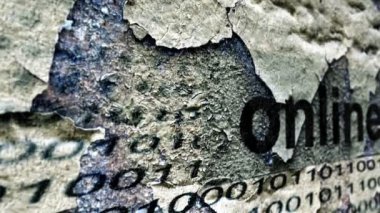 Çevrimiçi grunge konsepti