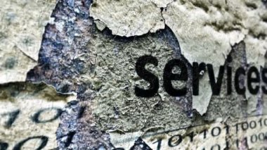 Servis grunge konsepti