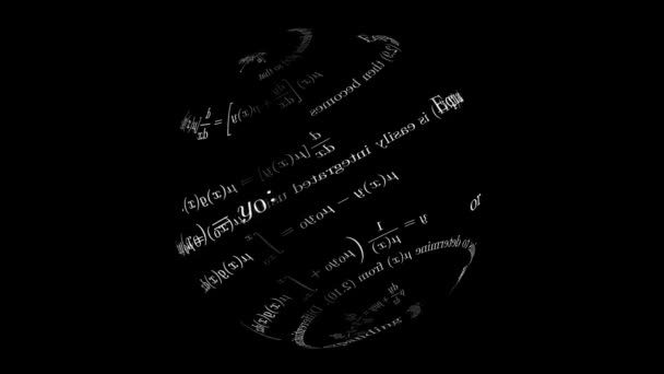 Сфера вращения дифференциальных уравнений — стоковое видео
