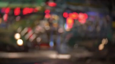 Odaklanmamış Bokeh Işıkları Soyut Işık Arkaplanı