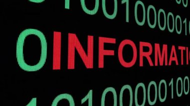 Web bilgi kavramı dolly shot