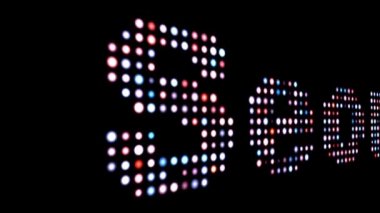 Seul renkli yazı üzerine siyah