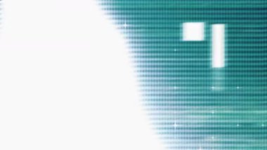 Gerçek Glitch Statik TV Gürültüsü Geçişi