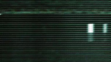 Gerçek Glitch Statik TV Gürültüsü Geçişi