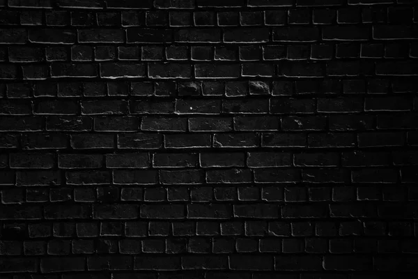 Dark Rough Brick Wall — Stock Photo, Image