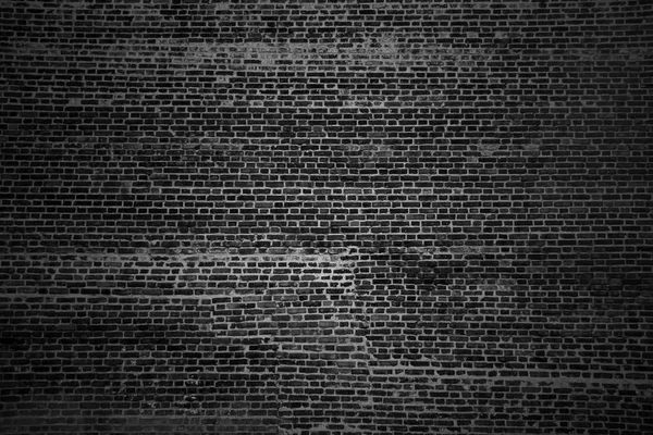 Muro Ladrillo Oscuro Áspero — Foto de Stock
