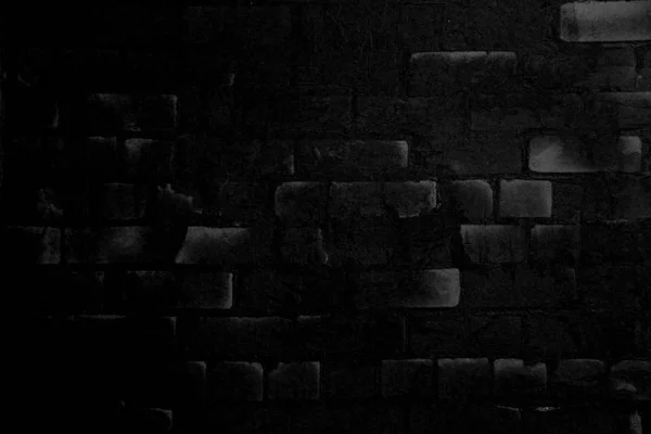 Тёмная Кирпичная Стена — стоковое фото