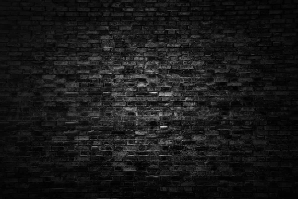 Dark Rough Brick Wall Stock Image