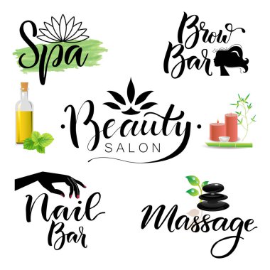 Letterings spa ve güzellik Tema